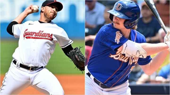 Aaron Civale and Kyle Manzardo