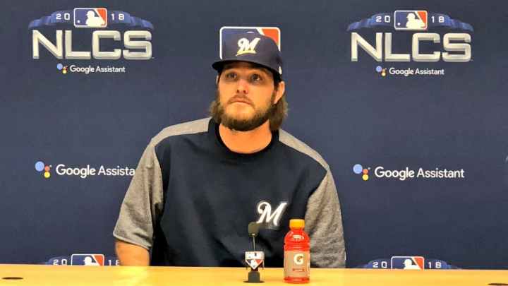Wade Miley of the Milwaukee Brewers
