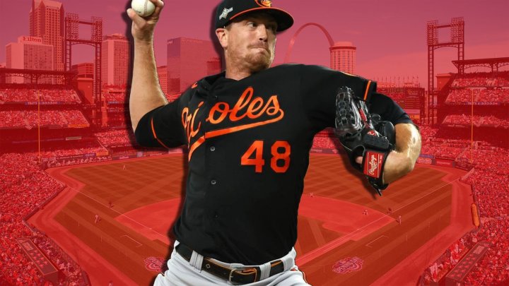 Kyle Gibson of the St. Louis Cardinals