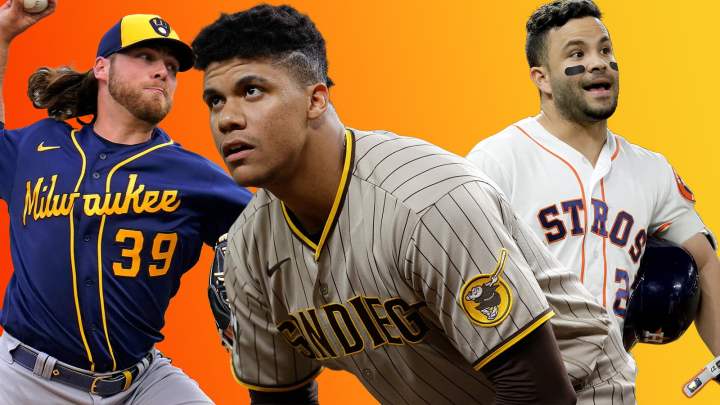Tentative 2024 MLB free agents Corbin Burnes, Juan Soto, and Jose Altuve
