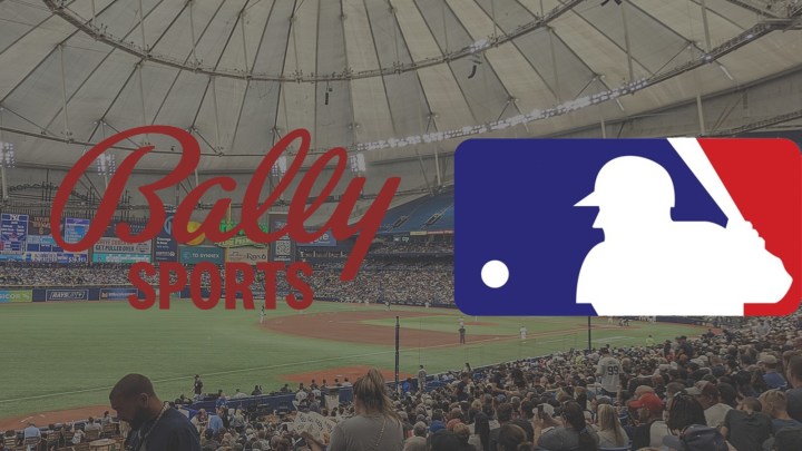 Bally Sports and MLB logos