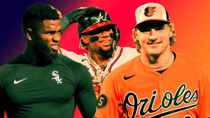 Luis Robert Jr., Ronald Acuna Jr., and Gunnar Henderson