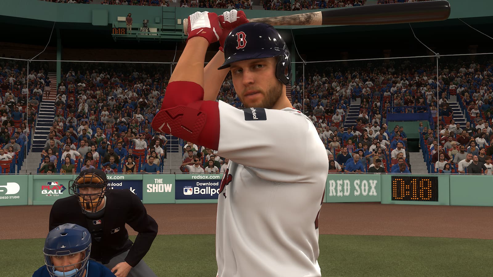 Kutter Crawford hitting in MLB The Show 24
