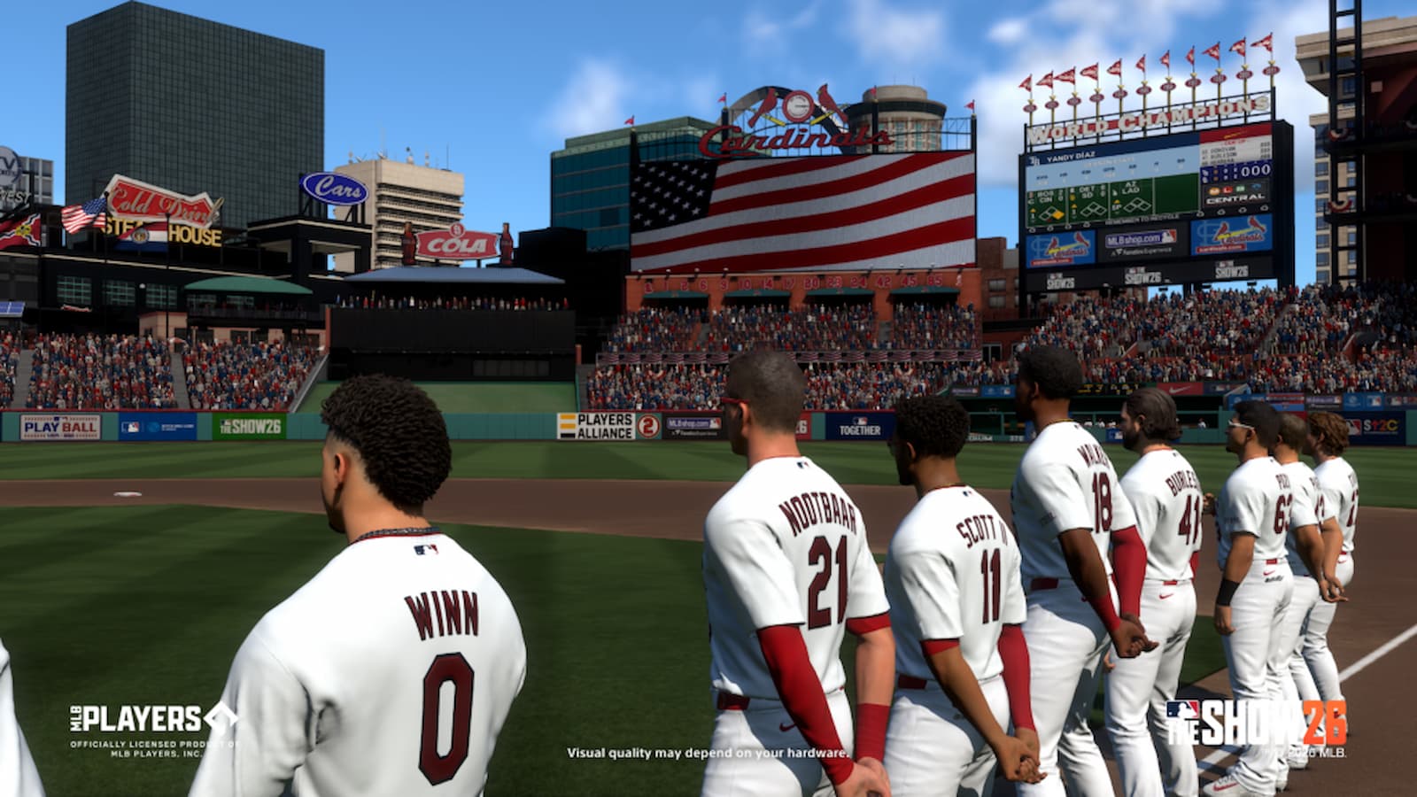 MLB The Show 26 Cardinals players