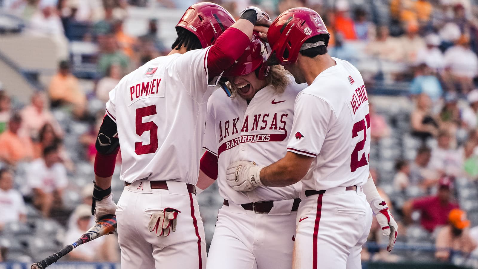 Arkansas players
